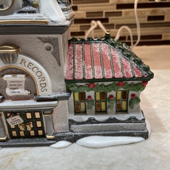 Dept. 56 North Pole Series Hall of Records 56392 Retired Christmas Village 1996 - Picture 5 of 14